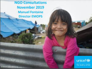 UNICEF NGO Consultation Report