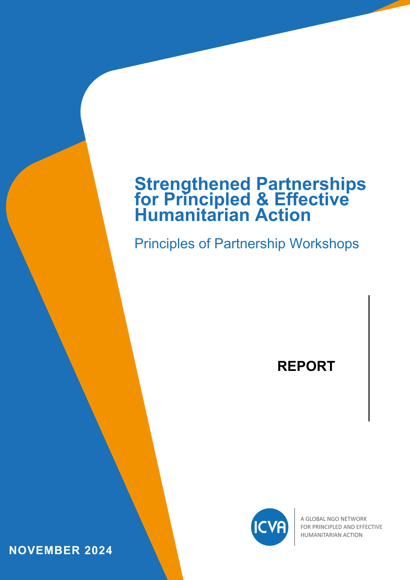 Strengthened Partnerships for Principled & Effective Humanitarian Action